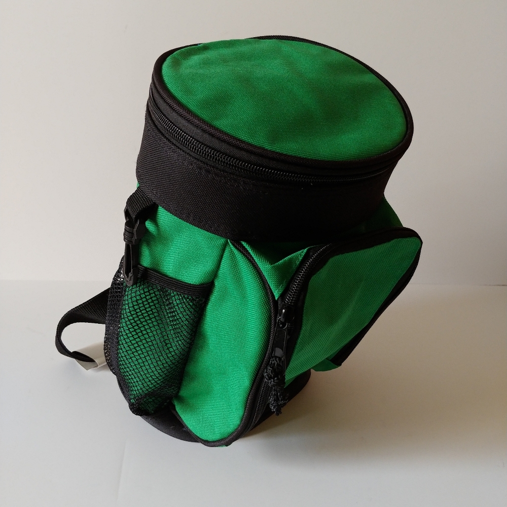 Green Canvas Backpack Structured Small Versatile - image 2